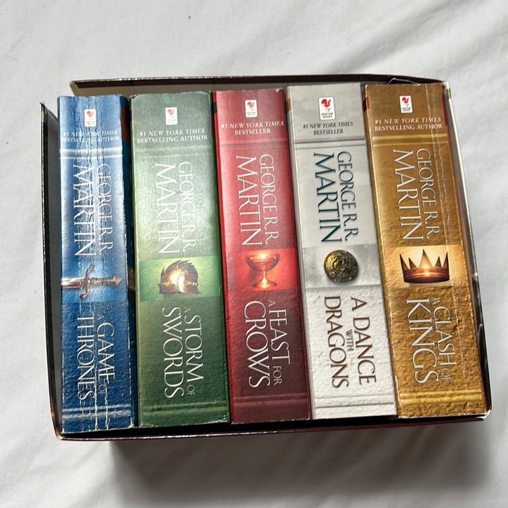 George R R Martin book set of five used - Picture 2 of 6